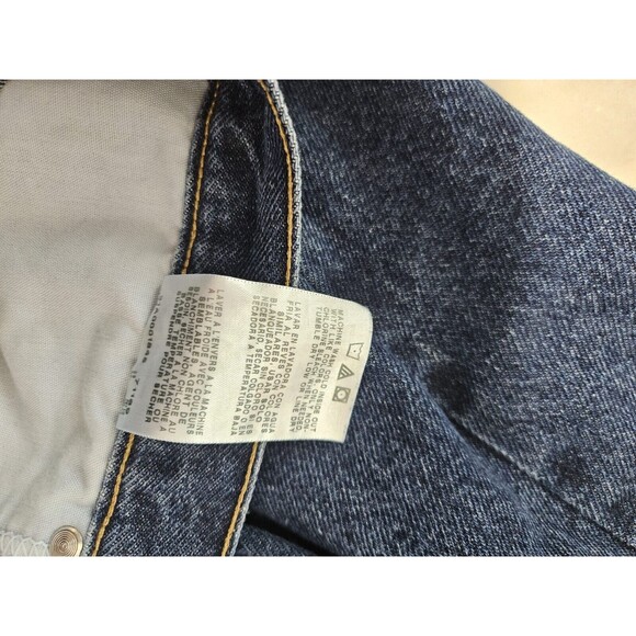 Wrangler Authentics Men’s Jeans Size 46x32 ZM200RD Relaxed Fit Dark Wash Denim - Picture 6 of 9